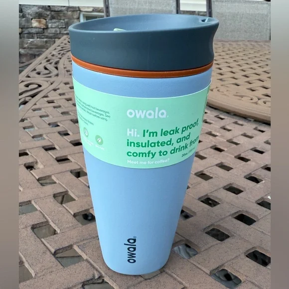 NWT- Owala 20oz SmoothSip Slider Coffee Tumbler - Picture 4 of 4